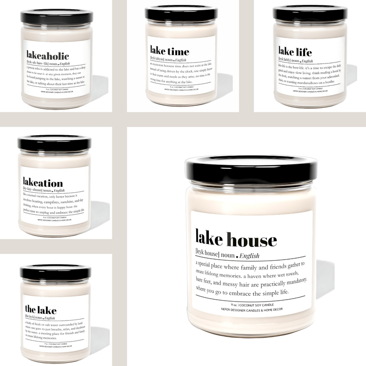 Dictionary Definition Candle Collection