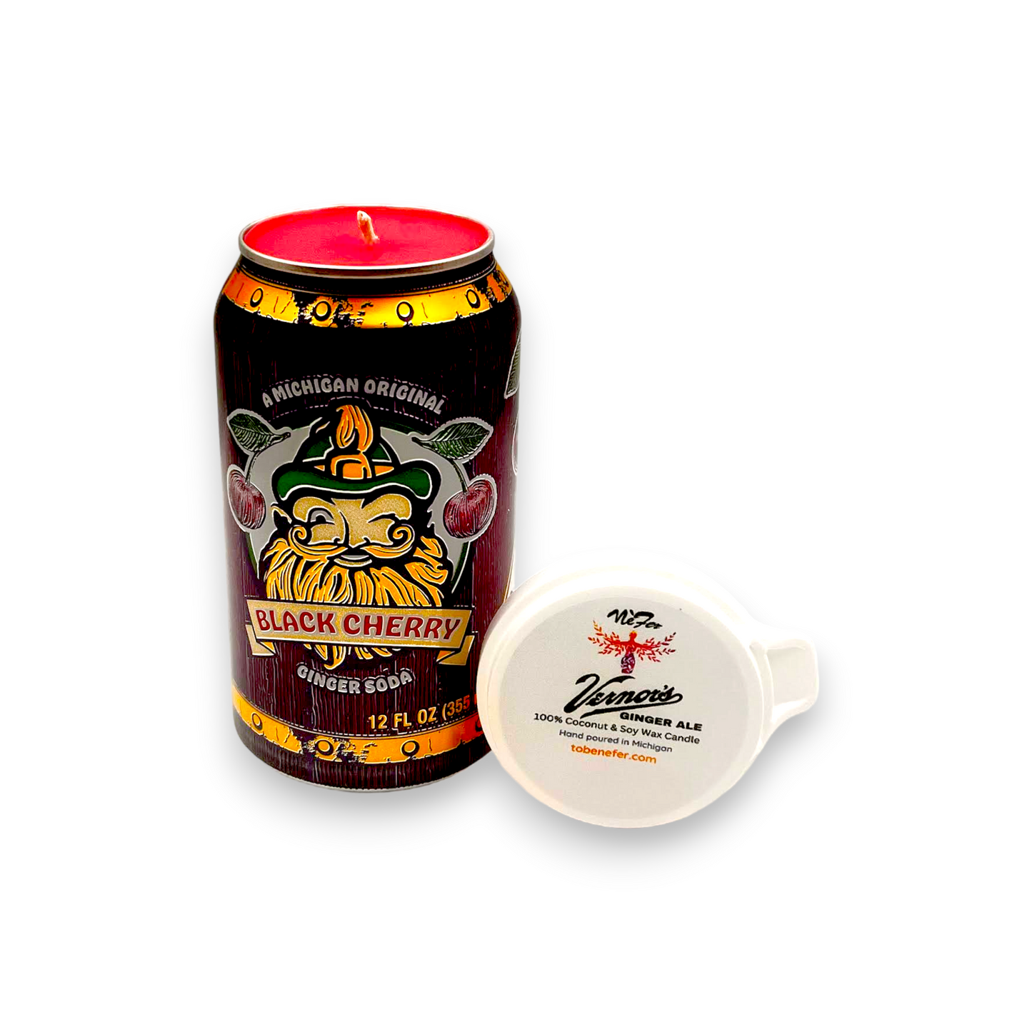 Vernors Black Cherry Ginger Candle | 12 oz Can | Limited Edition