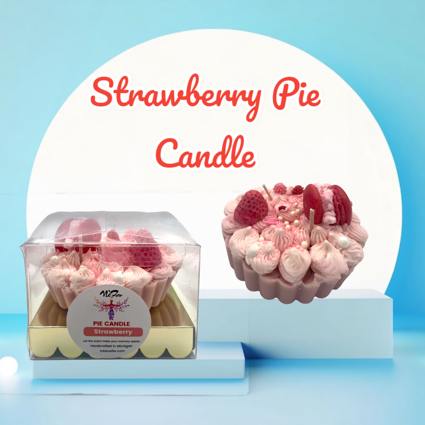 Strawberry Pie Candle