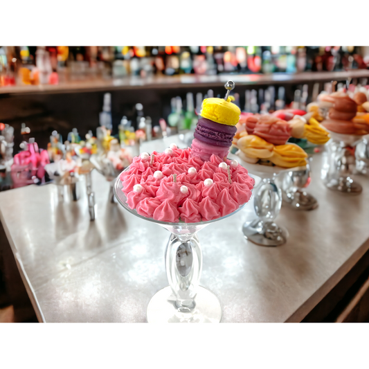 Macaron Martini Candle
