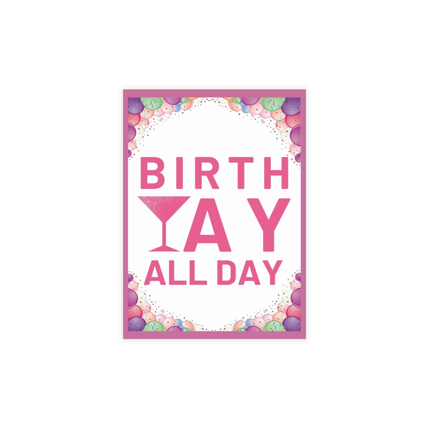 Birthday All Day with Pink Martini | Birthday Card