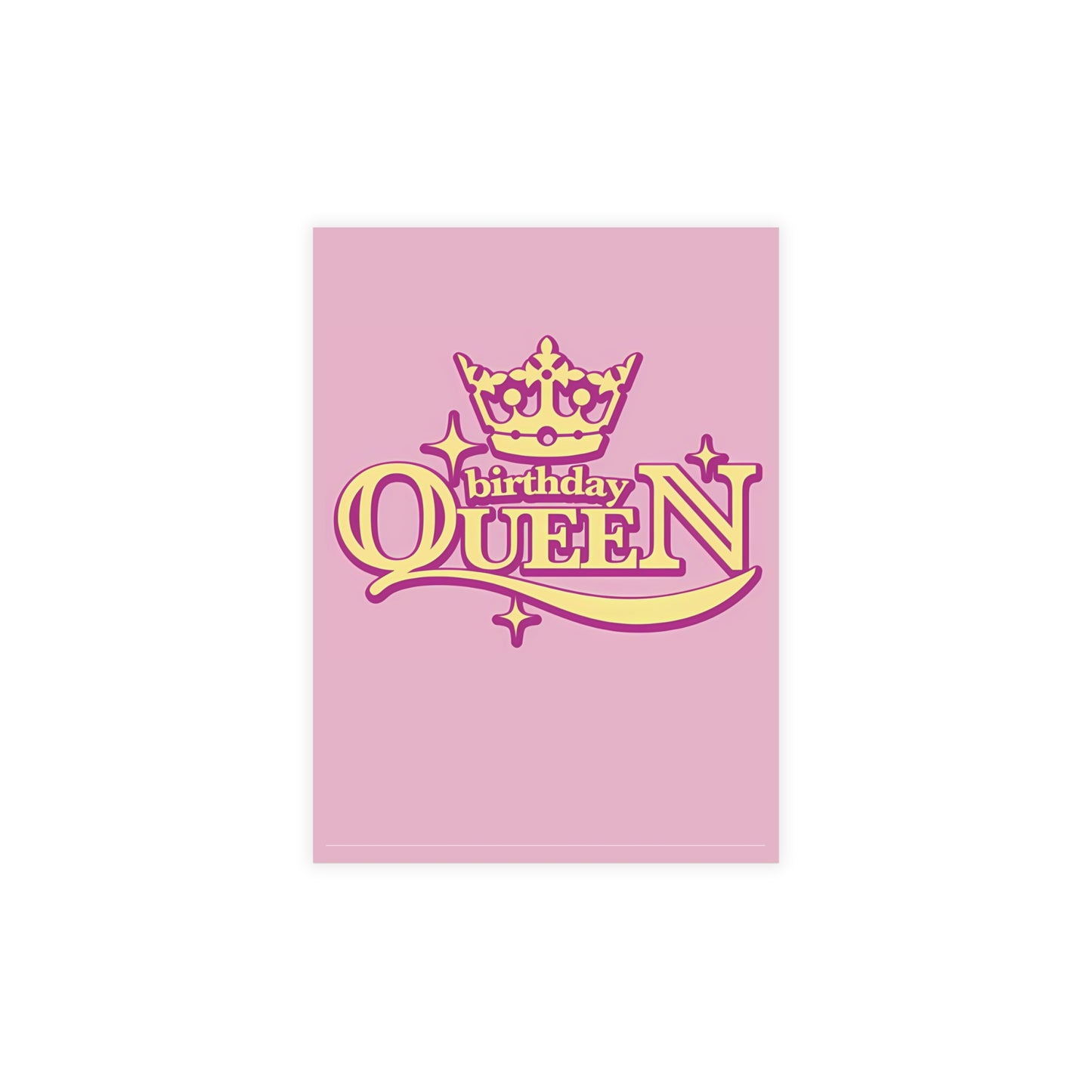 Birthday Queen Royally Fabulous Pink | Birthday Card