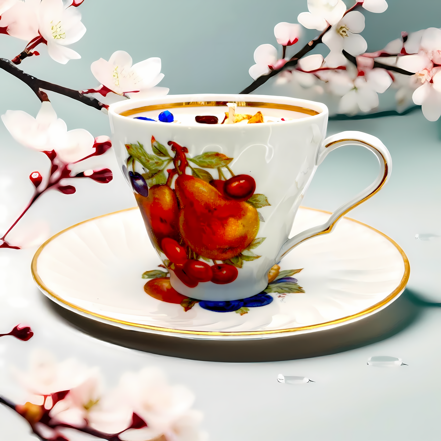 Vintage Eco-Antique Teacup Soy Candles