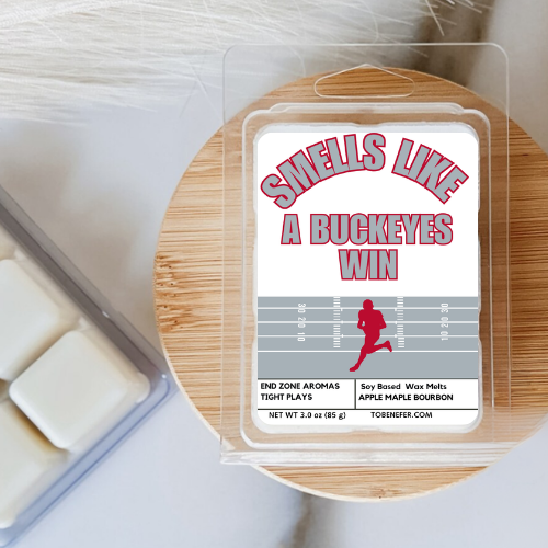 Smells Like a Buckeyes Win | Football Themed Scented Natural Wax Melts