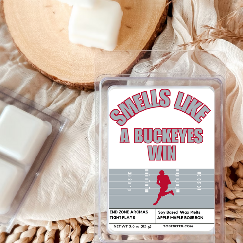 Smells Like a Buckeyes Win | Football Themed Scented Natural Wax Melts