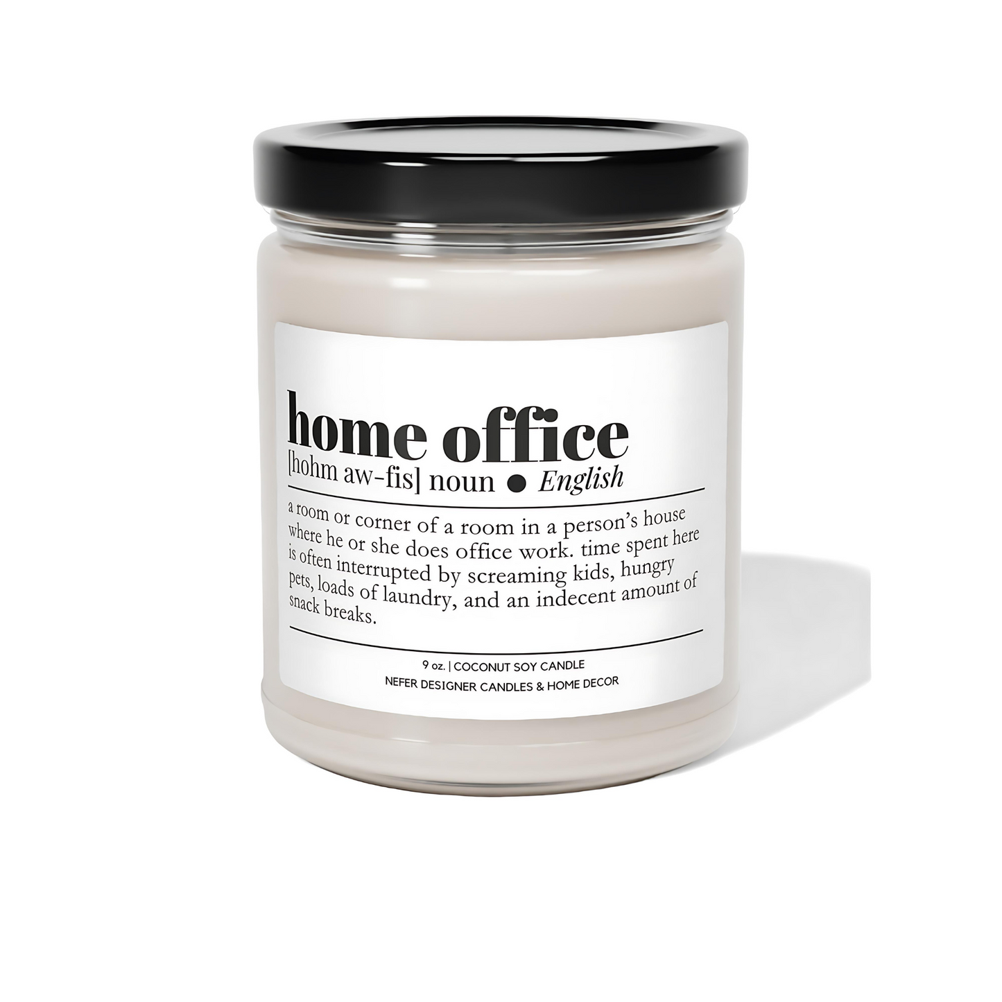 home office funny office candle