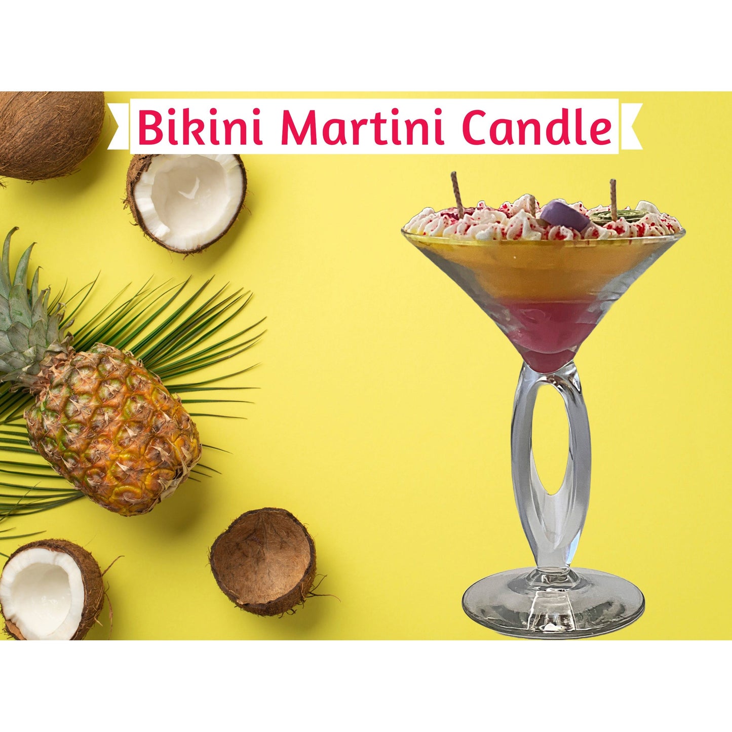 Bikini Martini Candle