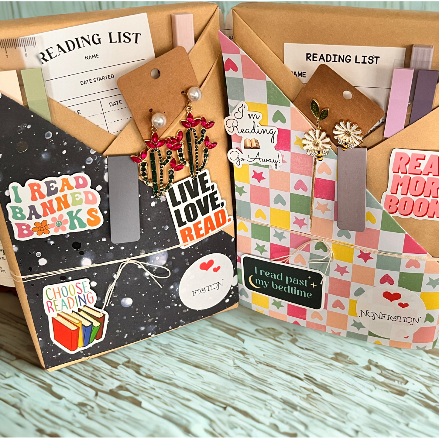 Plot Twist: A Blind Date with a Book & Earrings Gift Set