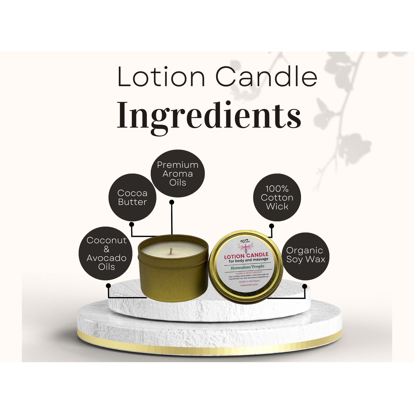 Hawaiian Tropic Lotion Candle | 4 oz