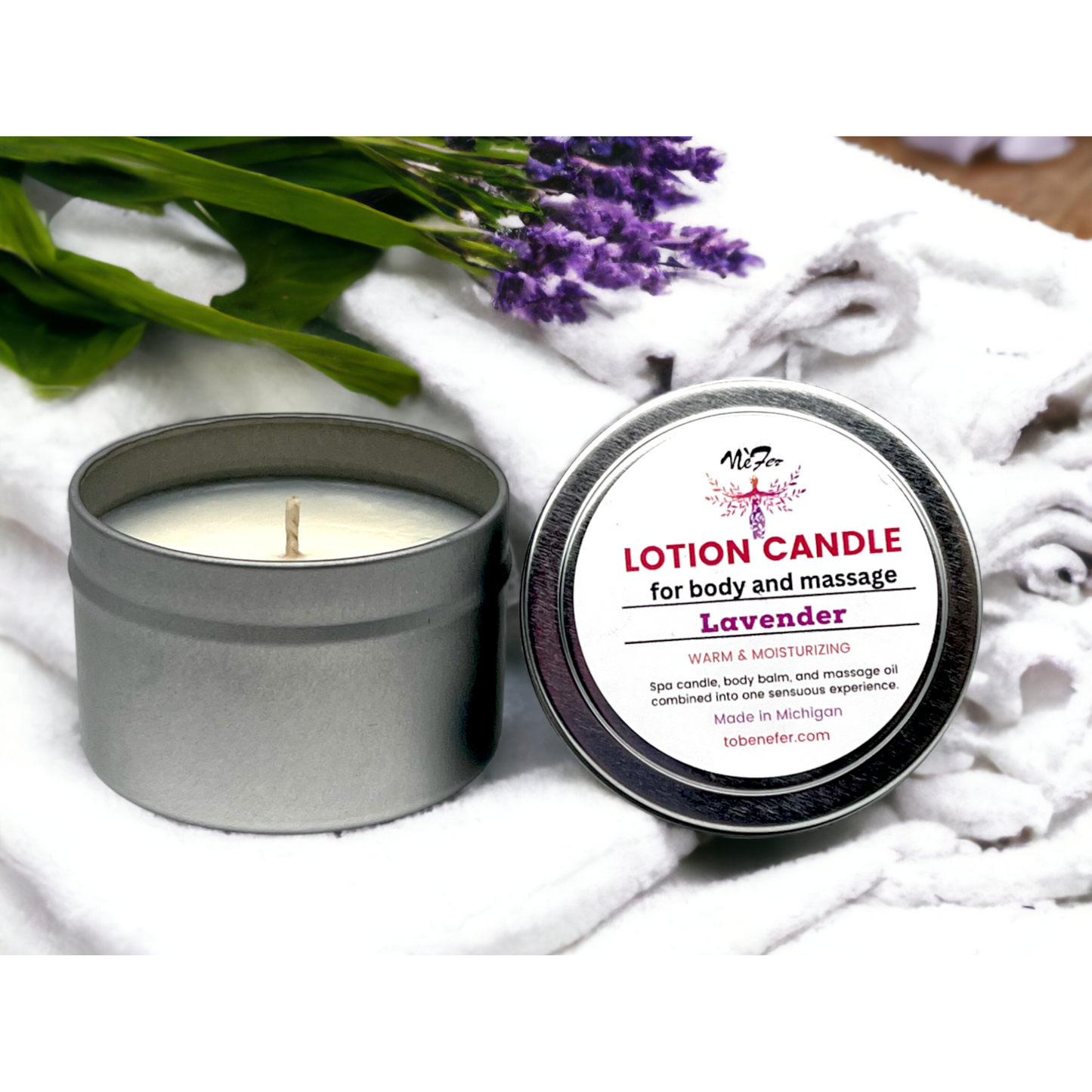 Lavender Lotion Candle | 4 oz