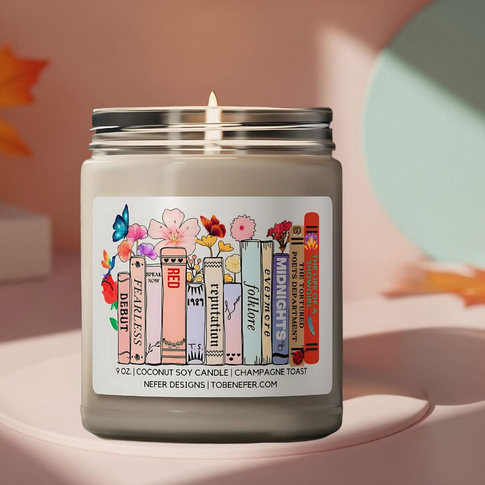 Albums as Books | Era by Era Soy Candle
