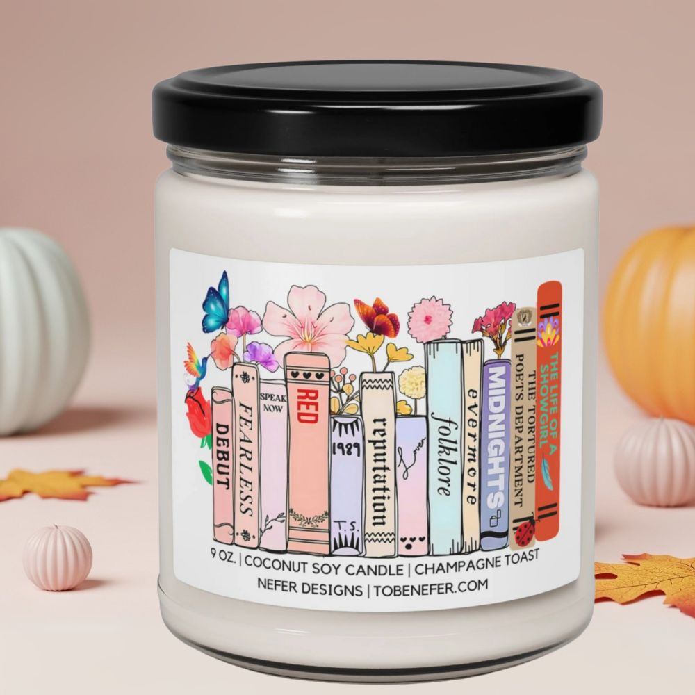 Albums as Books | Era by Era Soy Candle
