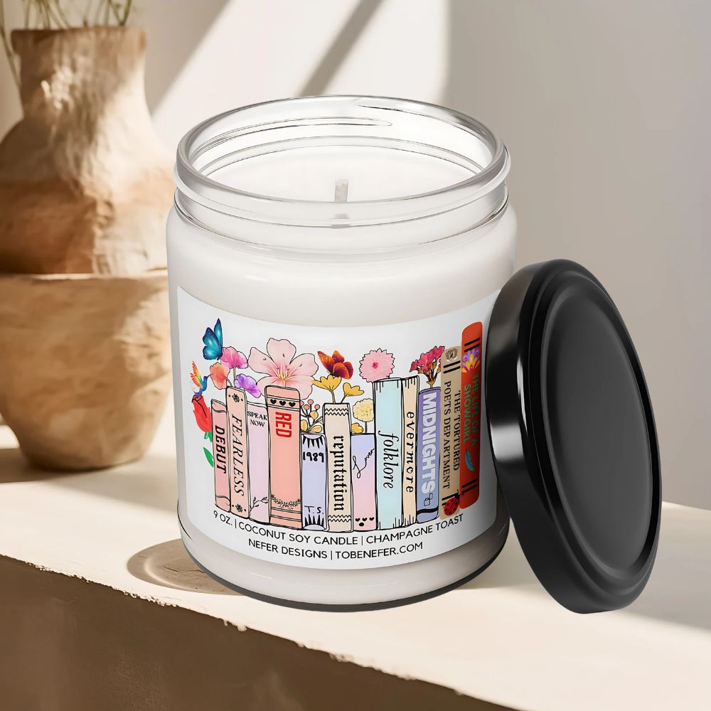 Albums as Books | Era by Era Soy Candle