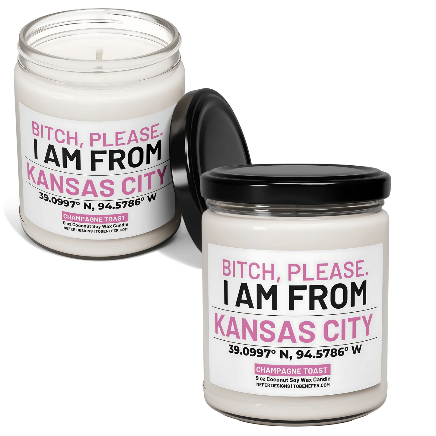 CUSTOM BITCH PLEASE candle