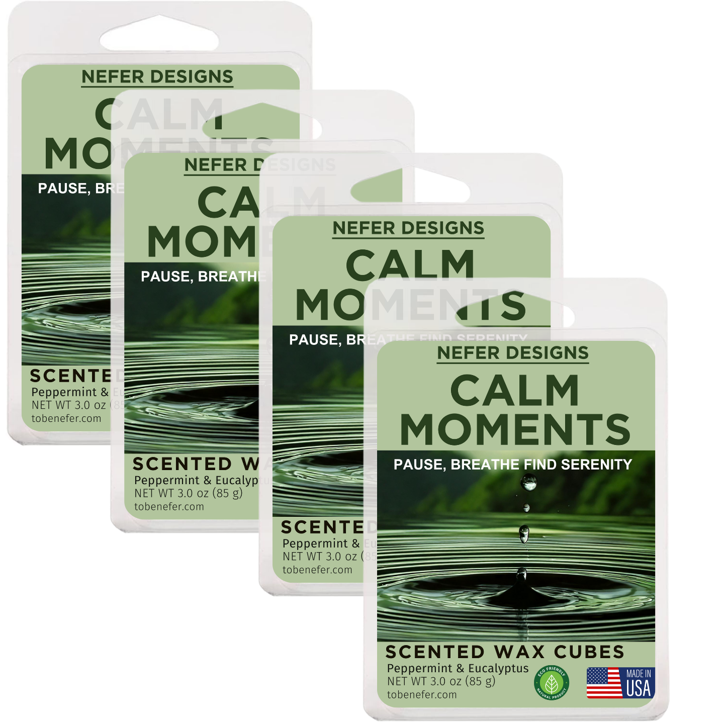 Calm Moments Wax Melts | Organic & Boldly Scented
