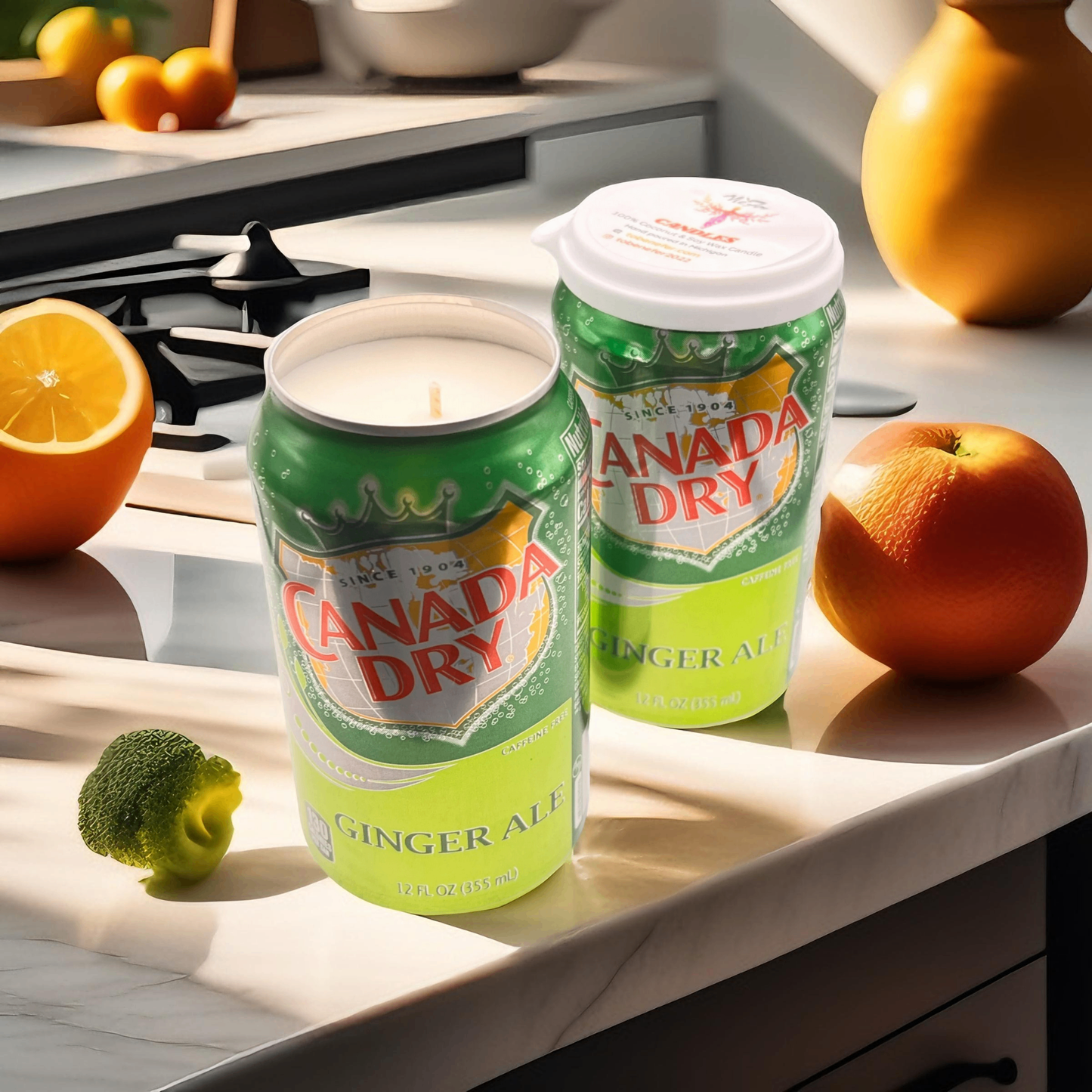 Canada Dry Ginger Ale Can Candle