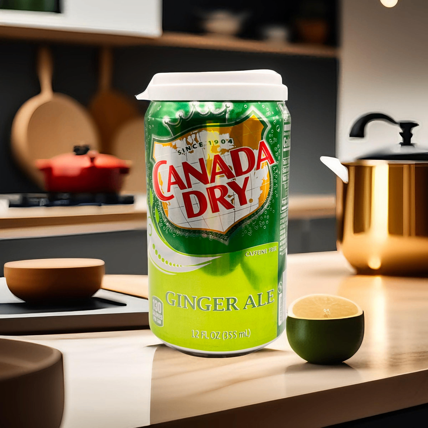 Canada Dry Ginger Ale Can Candle