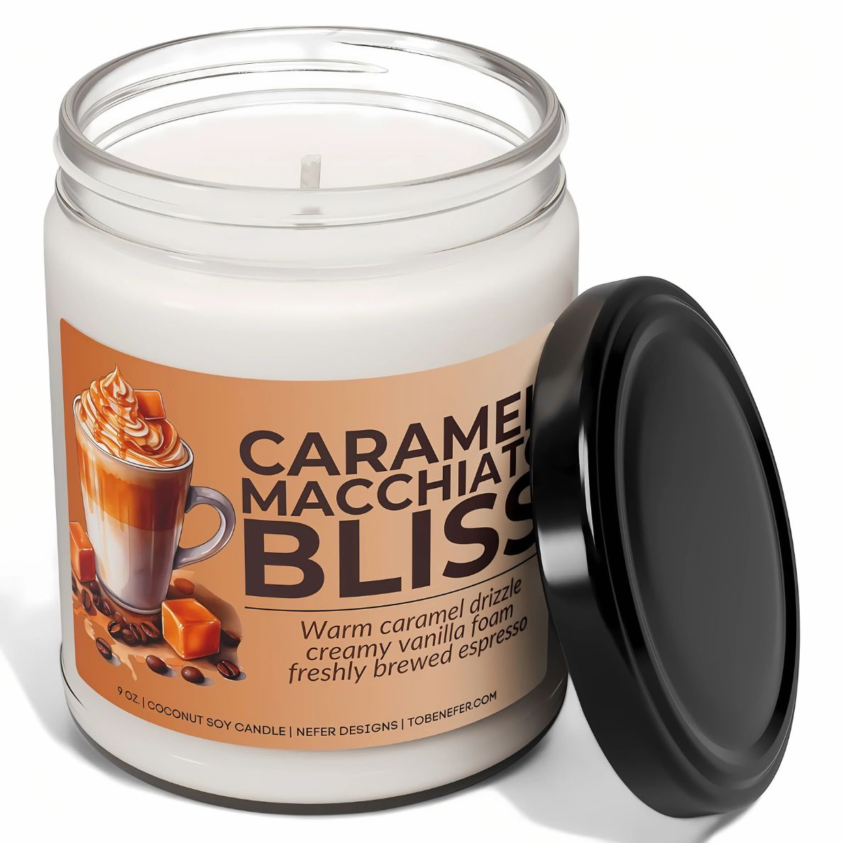 Coffee Caramel Macchiato Candle 6