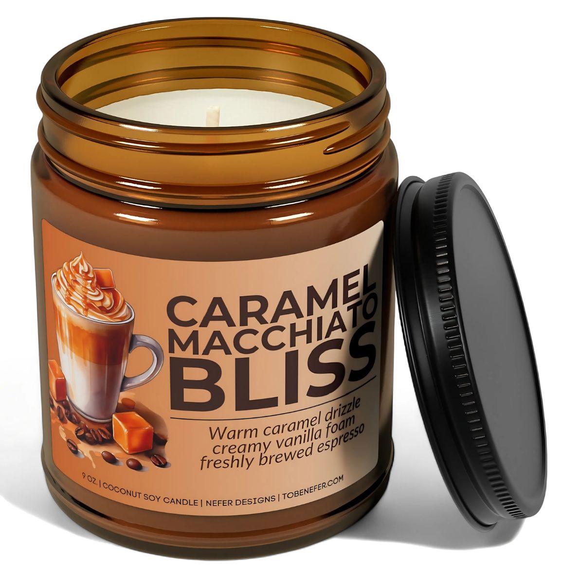 Coffee Caramel Macchiato Candle 5