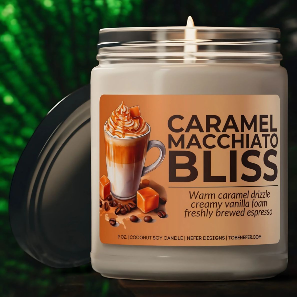 Coffee Caramel Macchiato Candle 4
