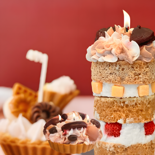 Sponge Cake Delight Candle | Light as Air, Sweet as Sugar, Melted in Wax