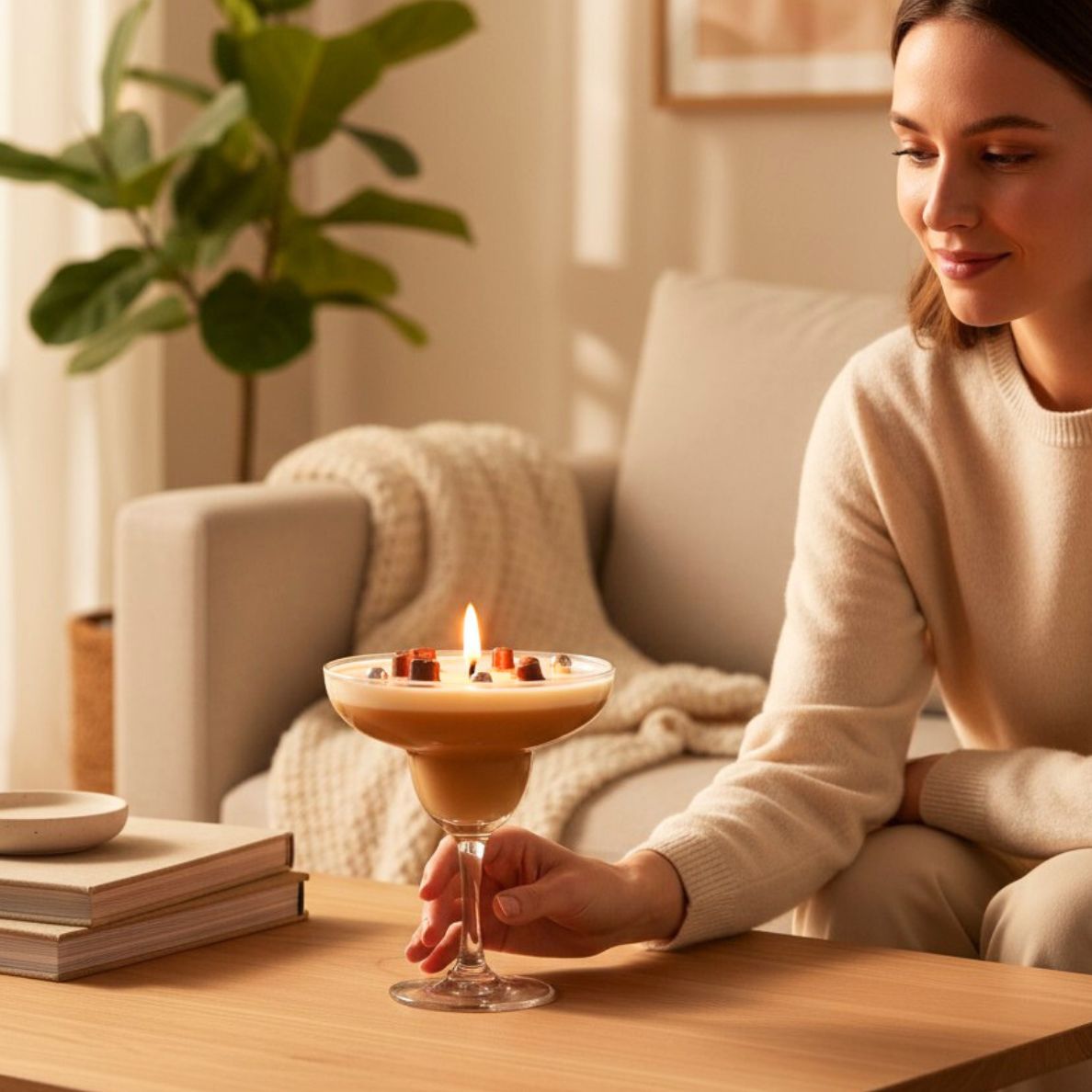 Coffee Margarita Candle - 8 oz | Unique Cocktail-Inspired Gift