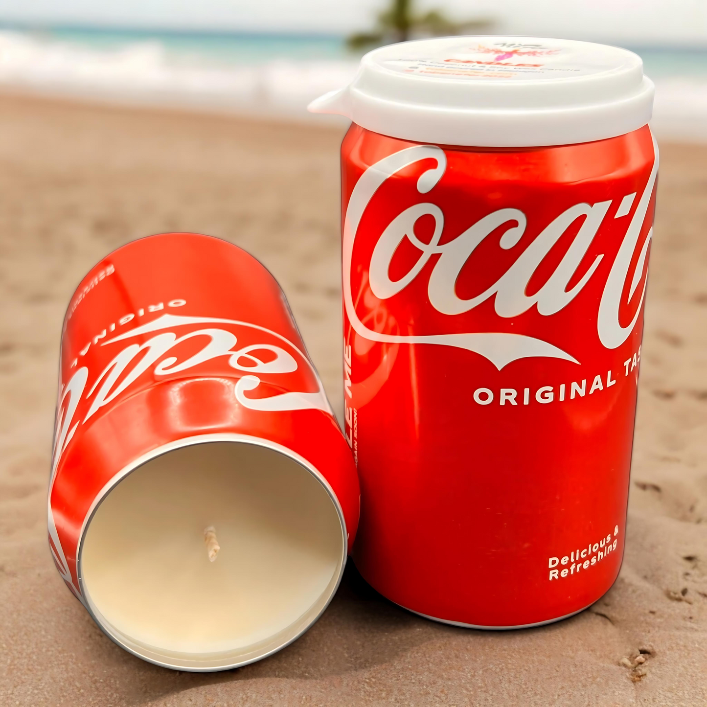 Coke Soda Candle | Hand Poured Soda Can Candle | 12 oz Soda Themed