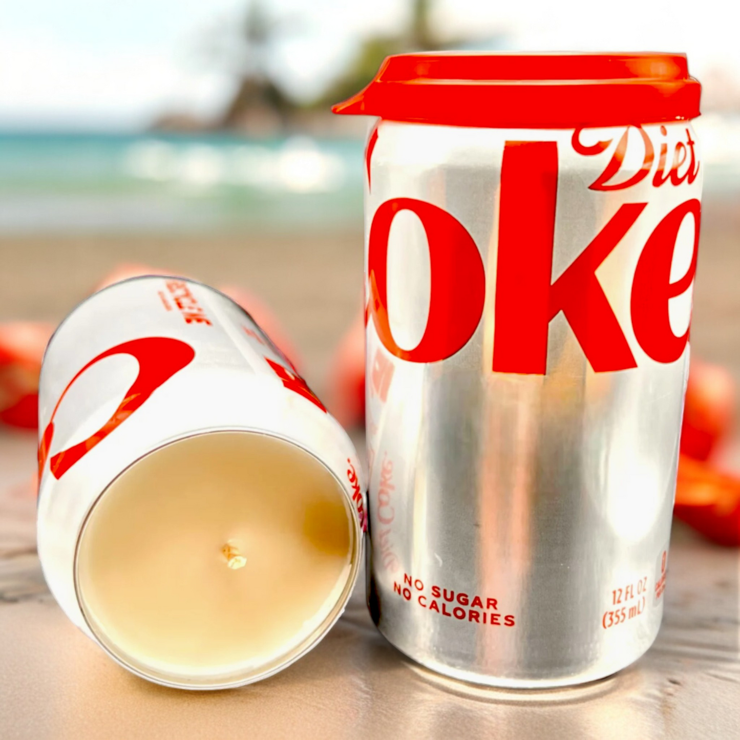 Diet Coke Soda Can Candle