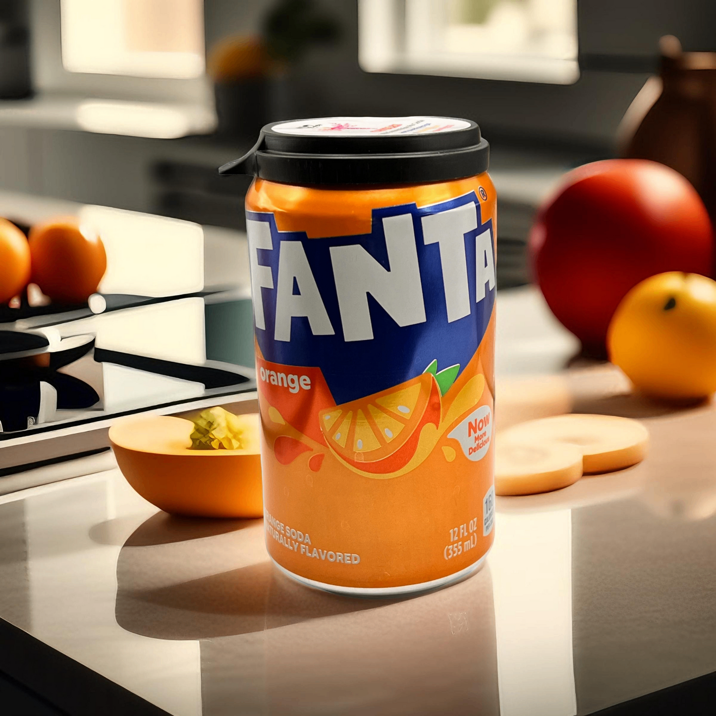 Fanta Orange Can Candle
