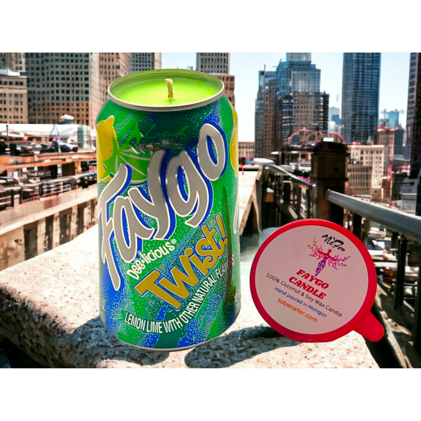 Faygo Twist Candle | 12 oz Candle
