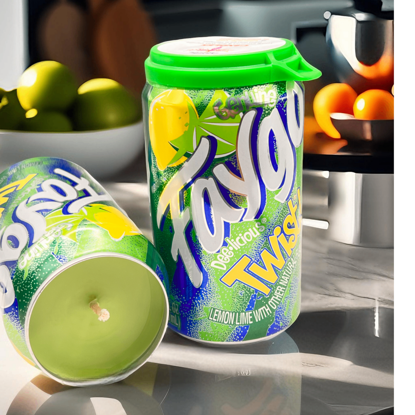 Faygo Twist Can Candle