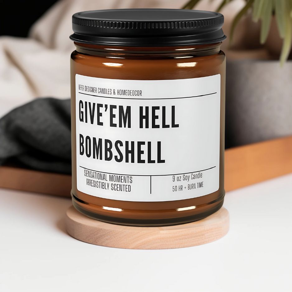 Give'em Hell Bombshell Candle