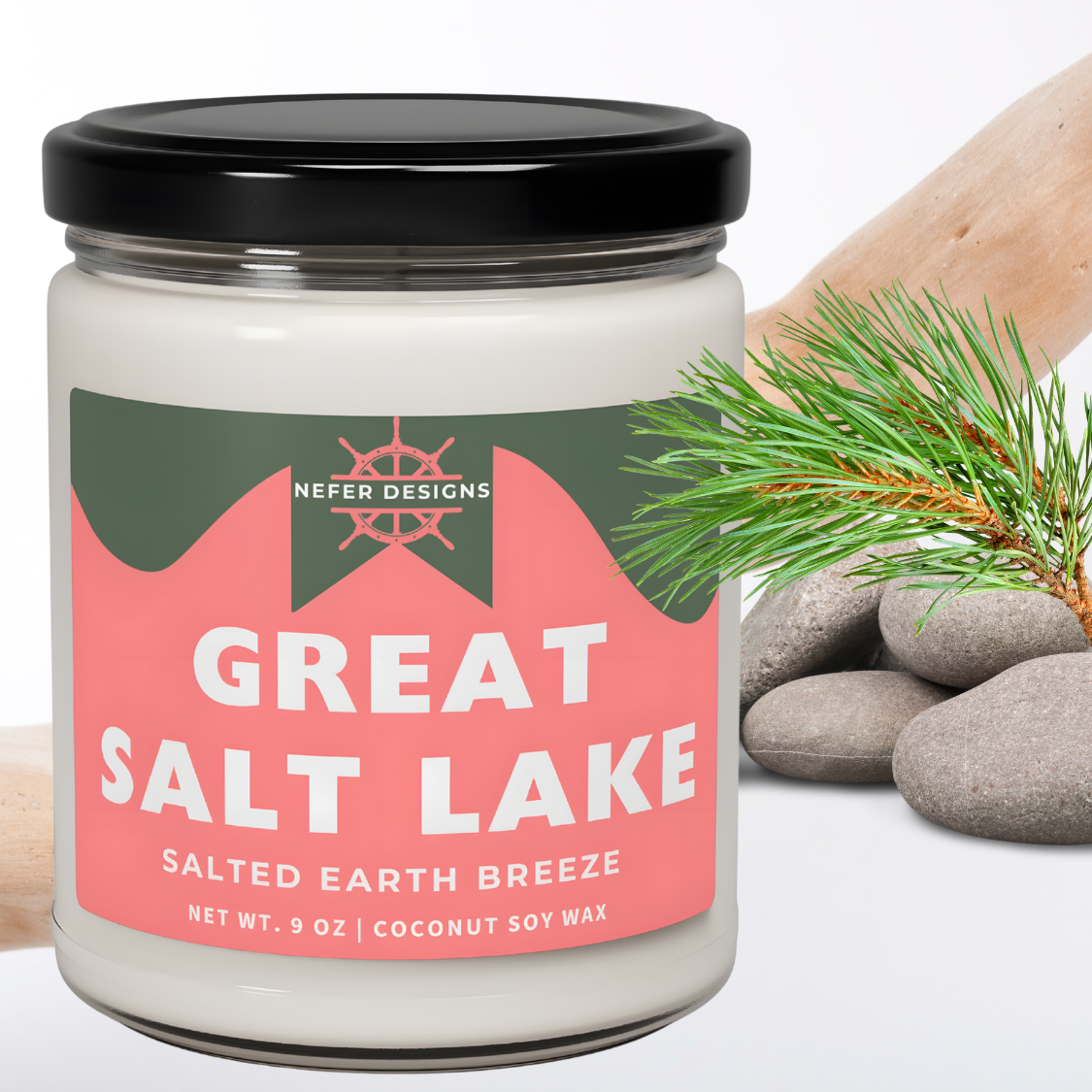 Great Salt Lake Soy Candle | Perfect for Utah Lake Lovers