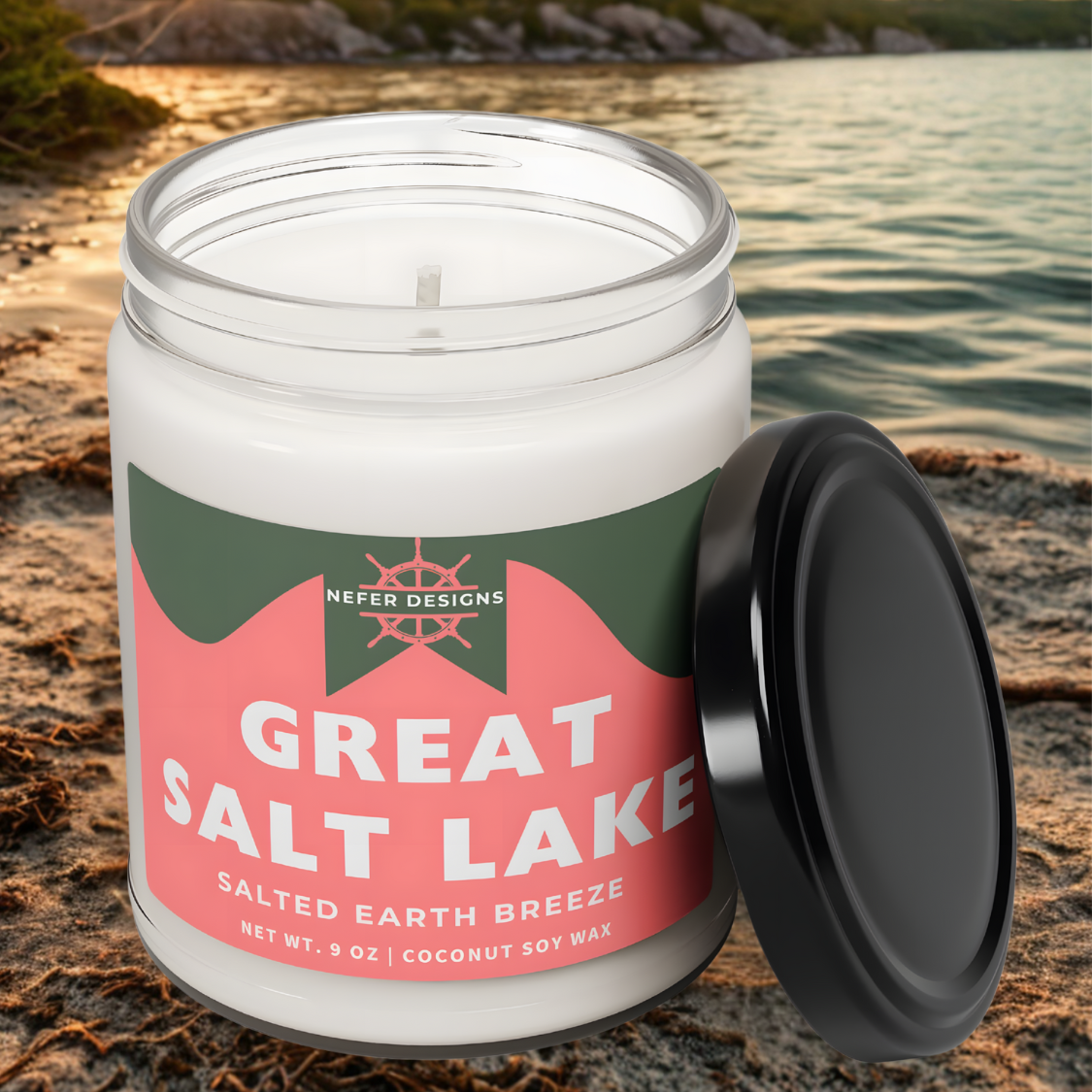 Great Salt Lake Soy Candle | Perfect for Utah Lake Lovers