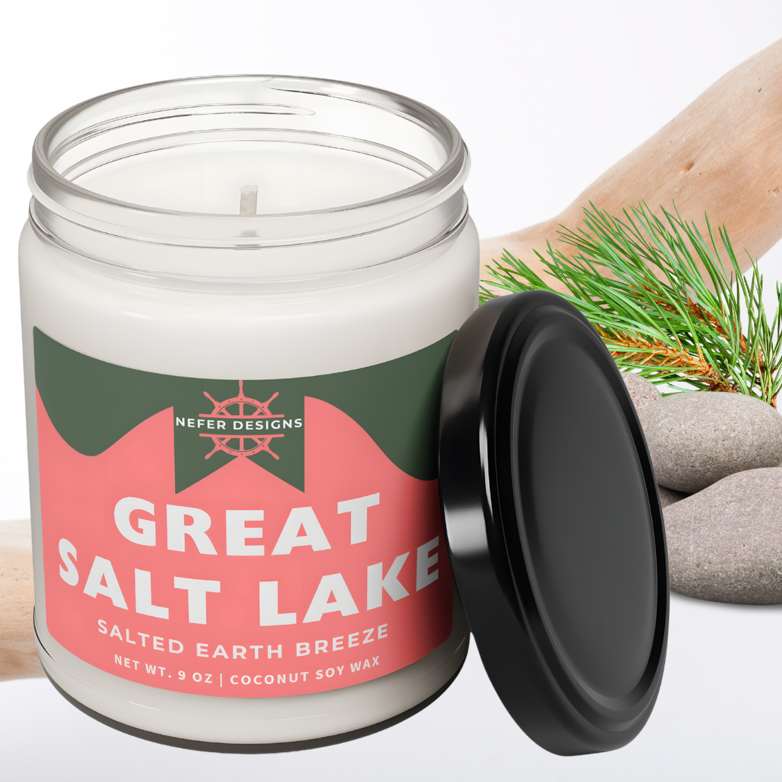Great Salt Lake Soy Candle | Perfect for Utah Lake Lovers
