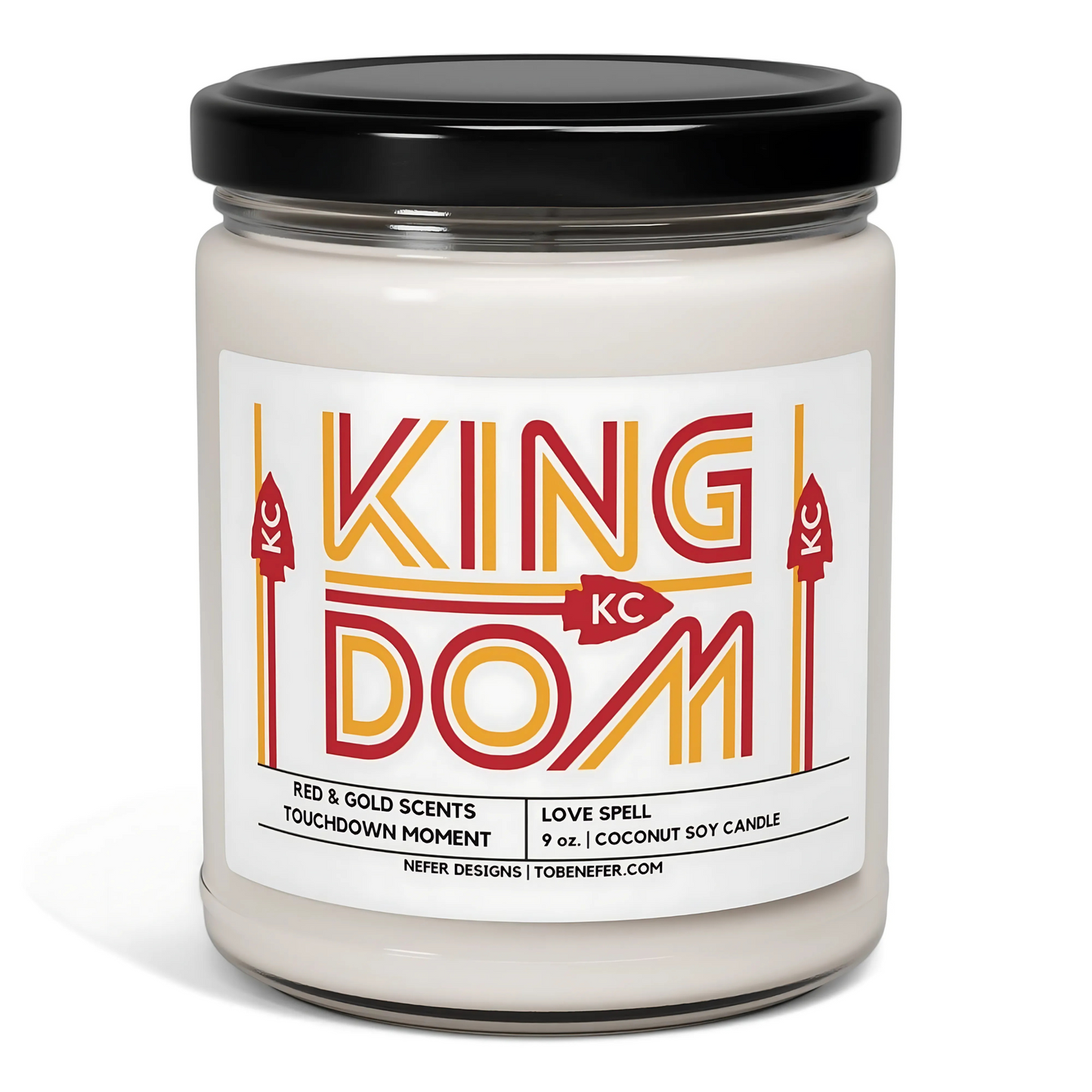 Kansas city kingdom soy candle 1