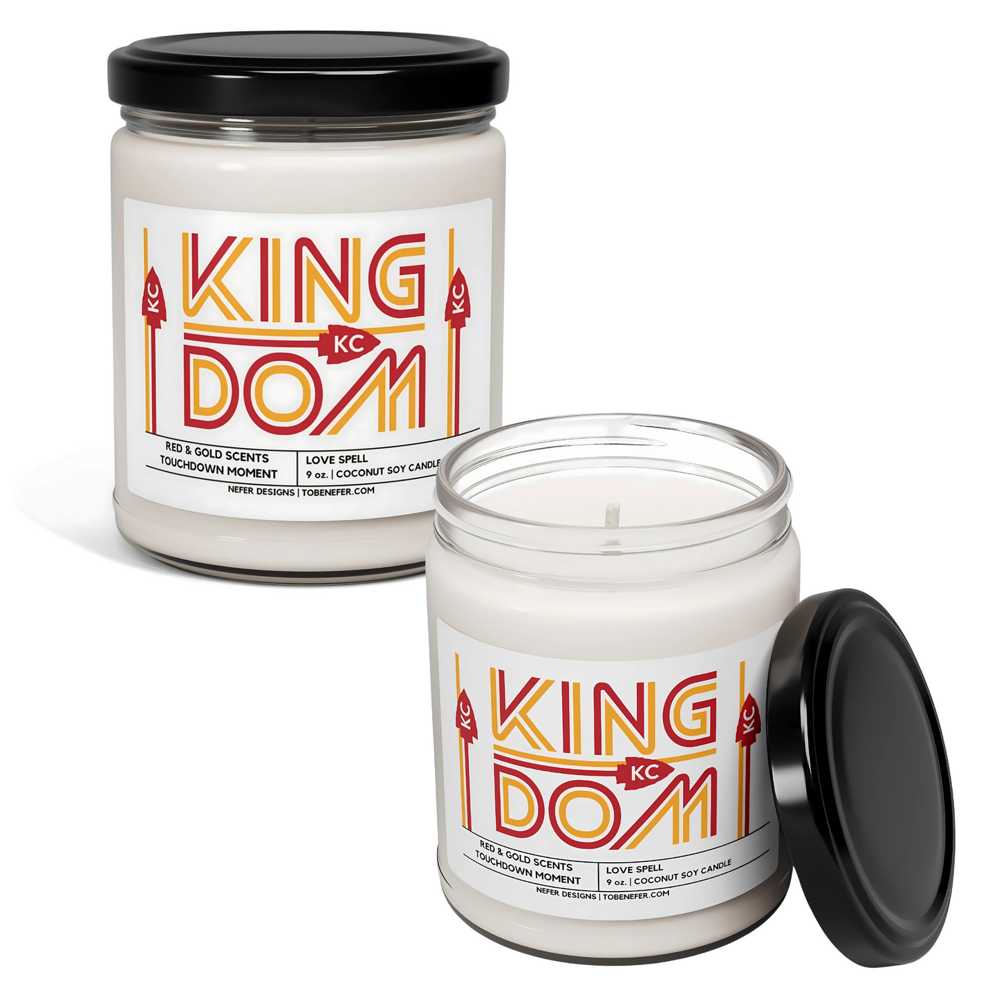 Kansas city kingdom soy candle 3
