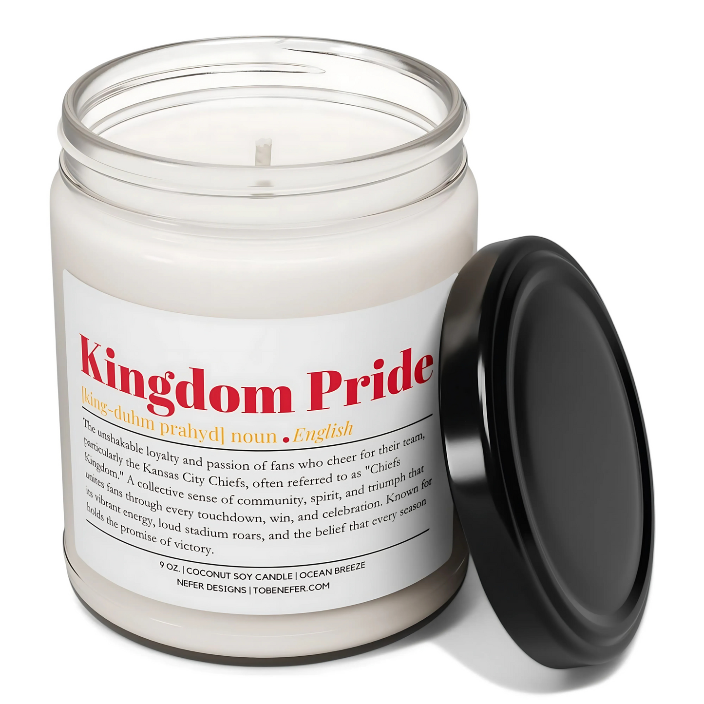 Kansas City Football Gift Candle 1