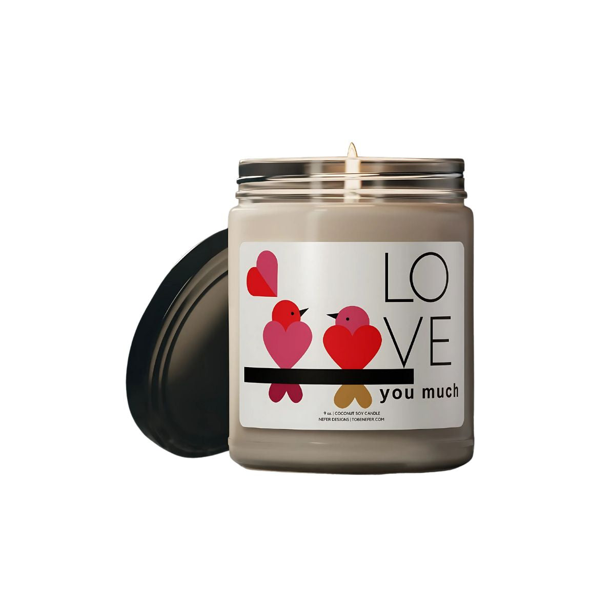 Love Valentines candle 4