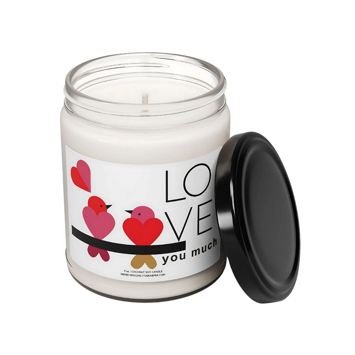 Love Valentines candle 2