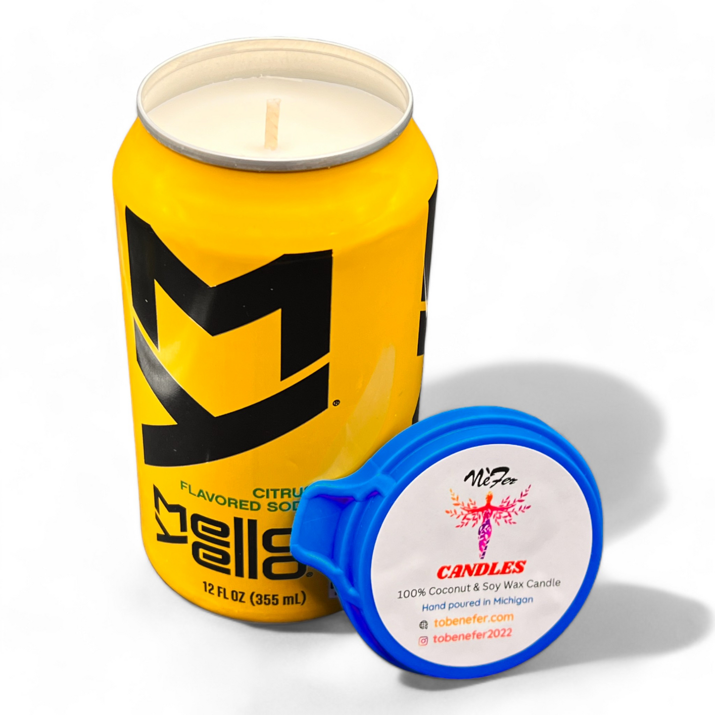 Mello Yello Soda Can Candle