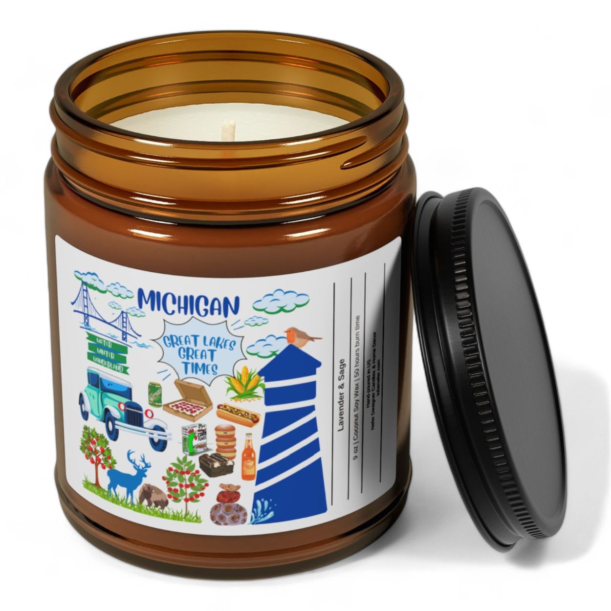 Michigan Great Lakes | State Candles