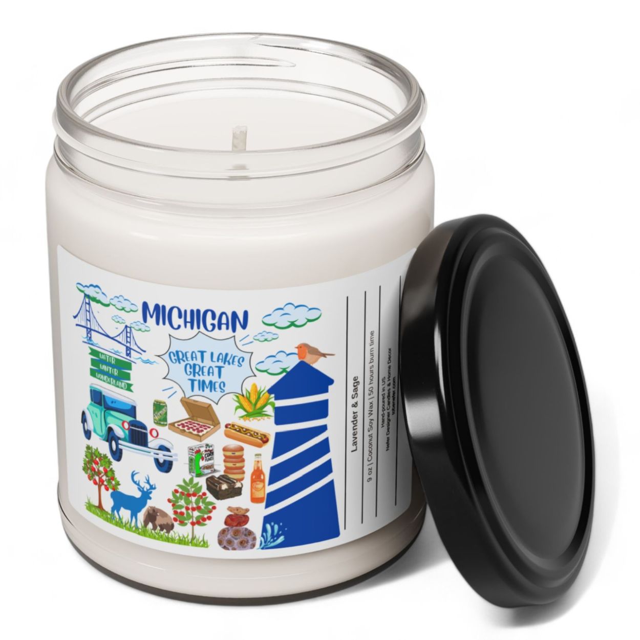 Michigan Great Lakes | State Candles