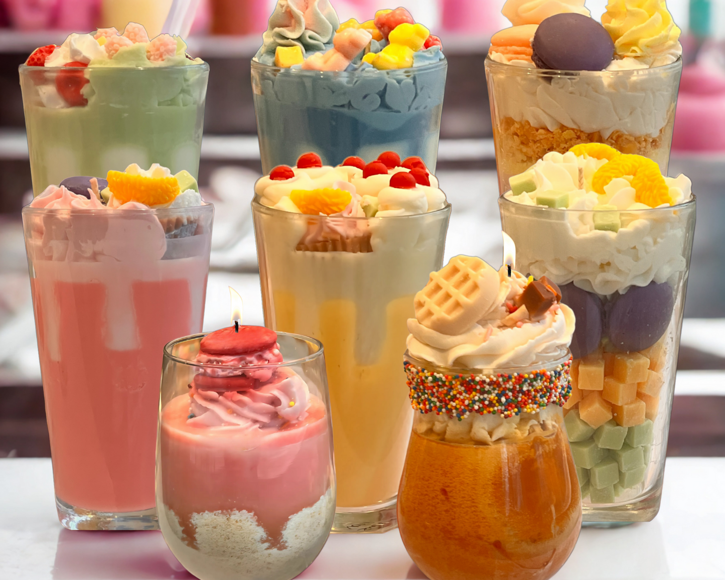 Milkshake Candles | Sweet Scents, Realistic Looks, Zero Calories