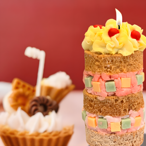 Sponge Cake Delight Candle | Light as Air, Sweet as Sugar, Melted in Wax