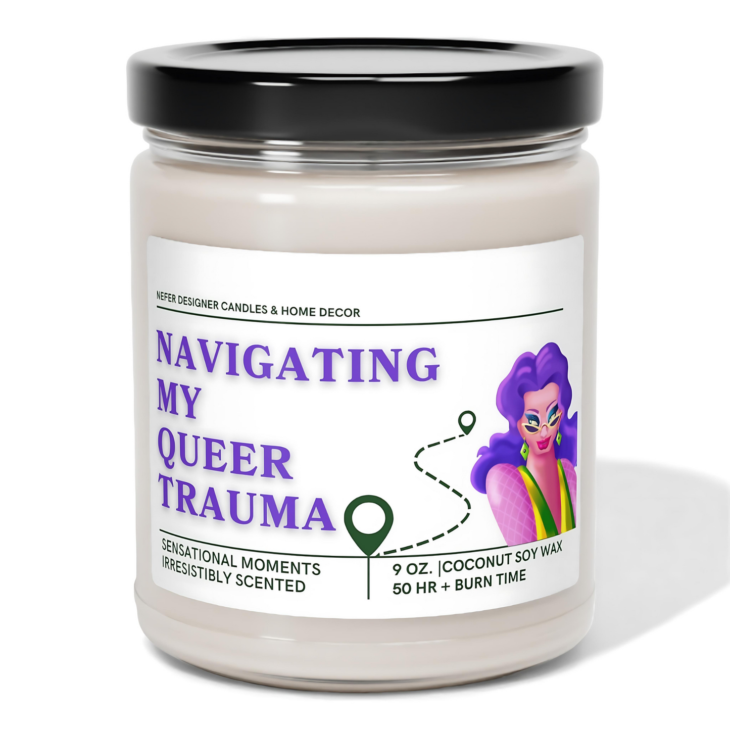 Navigating My Queer Trauma Candle