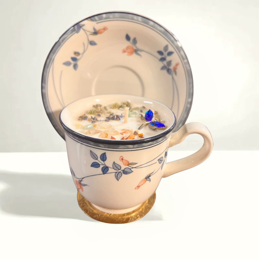 Produced in Carrigaline, County Cork, this rustic stoneware collection blends Japanese design with Irish craftsmanship, known for floral patterns and timeless charm.
