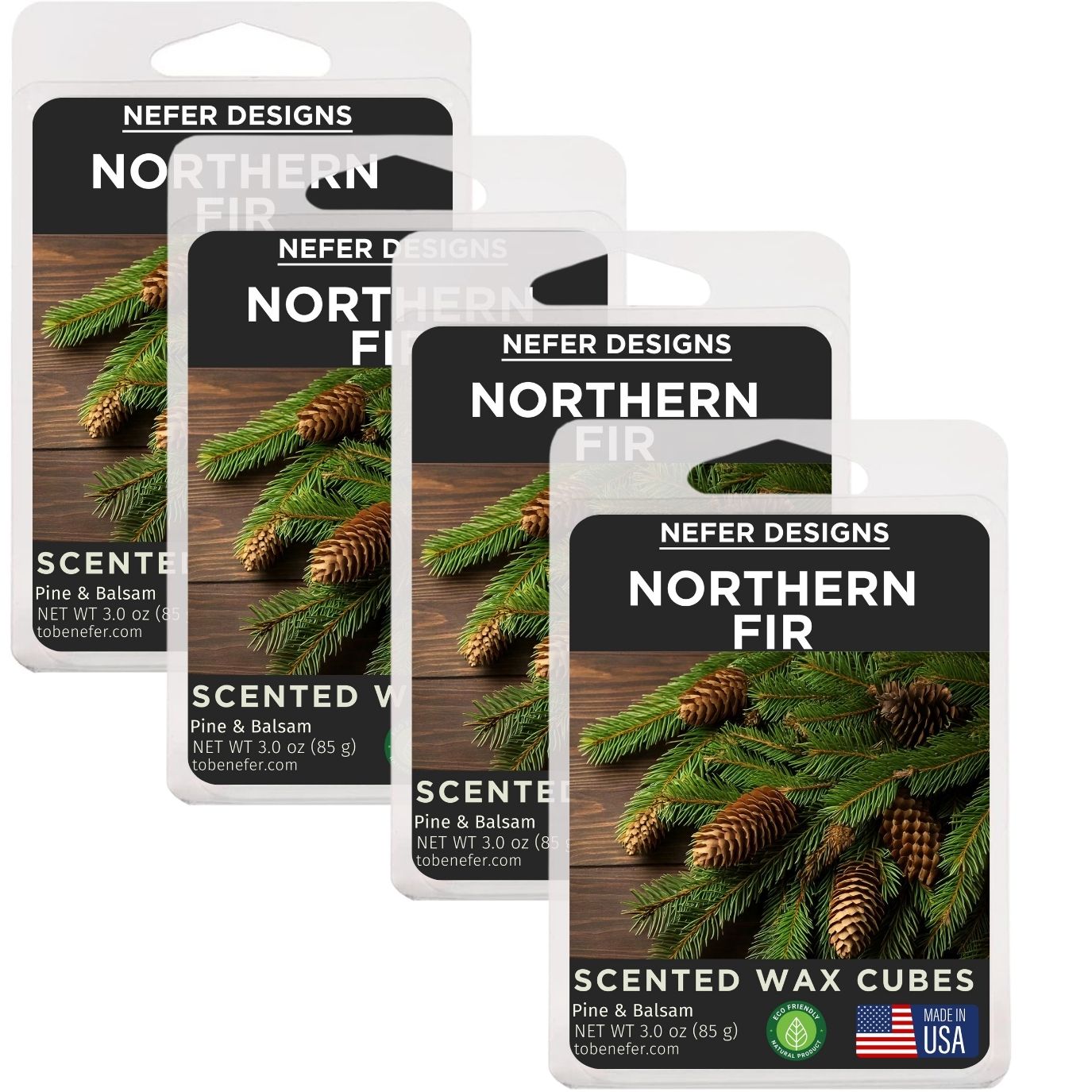 Northern Fir Wax Melts | Organic & Boldly Scented
