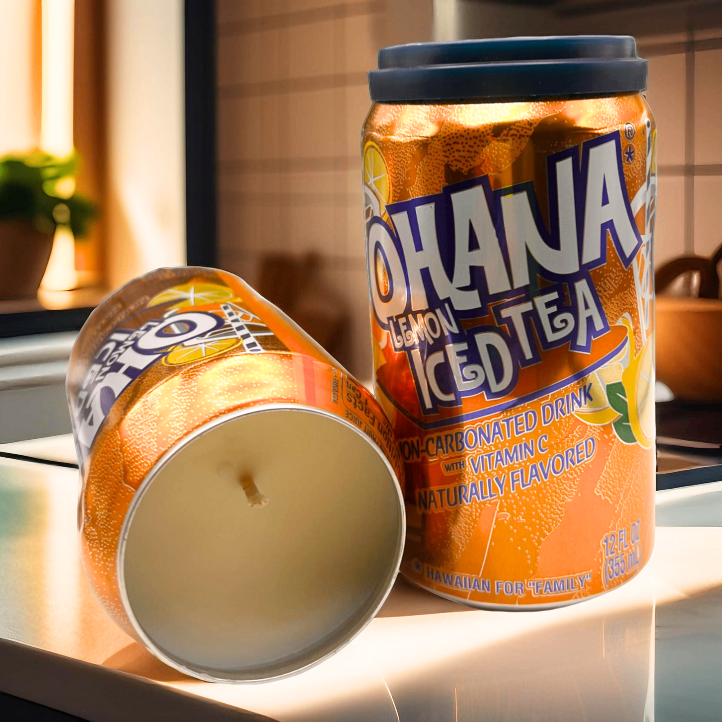 Ohana Lemon Iced Tea Can Candle