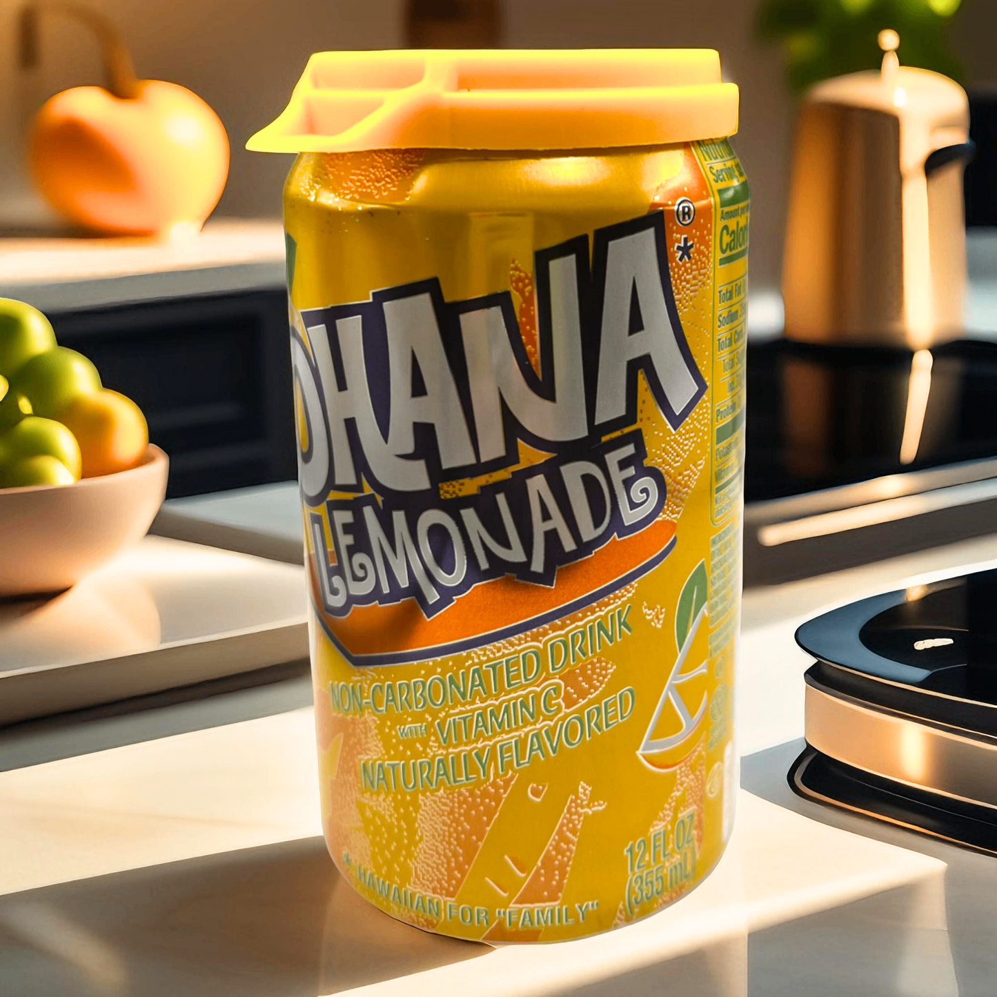 Ohana Lemonade Candle | Hand Poured Soda Can Candle | 12 oz Soda Themed